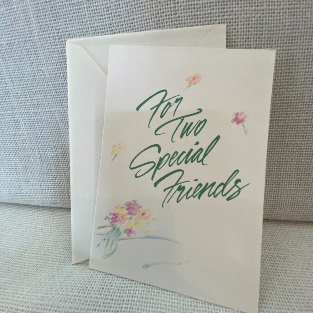 Hallmark Happy Anniversary 'For‎ Two Special Friends' Wishing Greeting Card